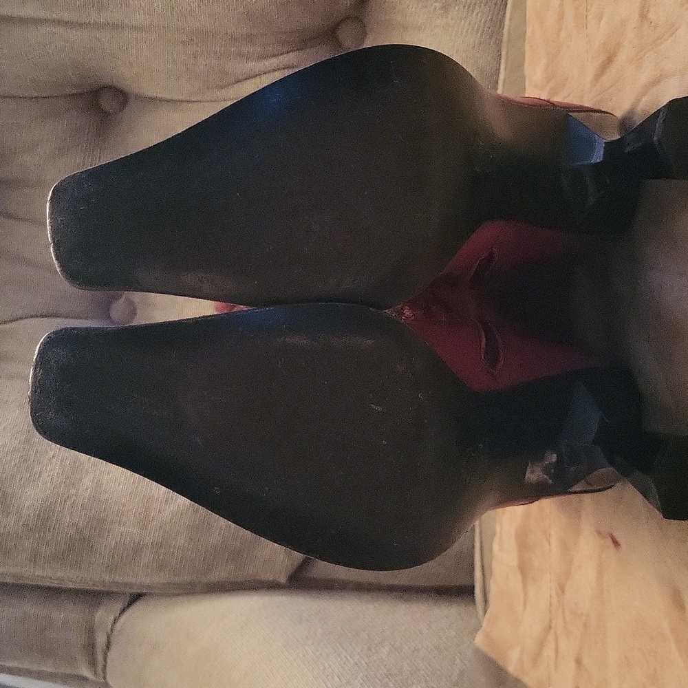 Vera Cuoio Italian Leather Boots With Real Rabbit Fur.  7.5 Size 38 - Picture 11 of 16